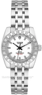 Tudor Classic 22010-0007 brushed/polished steel White