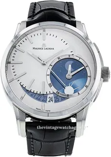 Maurice Lacroix Pontos Décentrique GMT PT6118-SS001-130 Stainless steel Silver