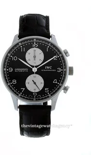 IWC Portugieser IW371404 Stainless steel Black