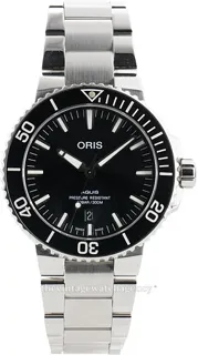 Oris Aquis Date 01 733 7730 4134-07 8 24 05PEB 43.5mm Stainless steel Black