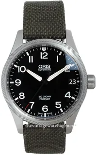 Oris Big Crown ProPilot Date 01 751 7697 4164-07 5 20 14FC 41mm Stainless steel Black