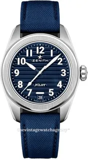 Zenith Pilot Boutique 03.4000.3620/51.I003 Stainless steel blue