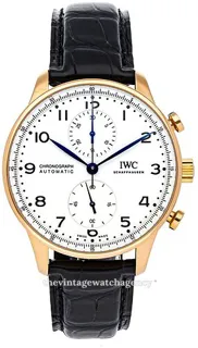 IWC Portuguese IW3716-03 18k rose gold White