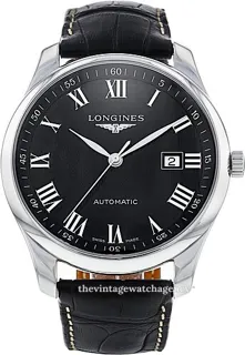 Longines Master Collection L2.893.4.51.7 Stainless steel Black