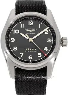 Longines Spirit L3.810.1.53.2 40mm Titanium Gray