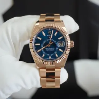 Rolex Sky-Dweller 336935 42mm Rose gold Blue