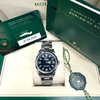 Rolex Explorer 124270 ( DIAL) 36mm Stainless steel Black