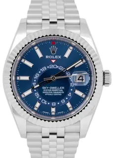 Rolex Sky-Dweller 326934 42mm Stainless steel Blue