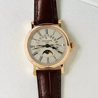 Patek Philippe Perpetual Calendar 5159R-001 38mm Rose gold Silver