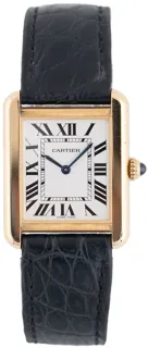 Cartier Tank Solo W5200002 28mm Yellow gold and Stainless steel White