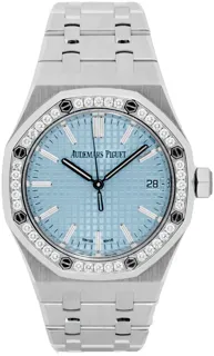 Audemars Piguet Royal Oak 15551ST.ZZ.1356ST.04 Stainless steel Light blue