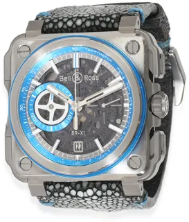 Bell & Ross BR-X1 BRX1-AL-TI-BLU Titanium and Aluminium Blue