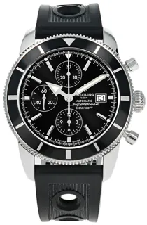 Breitling superoc A13320 44mm Stainless steel Black