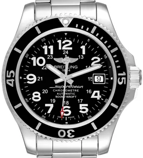 Breitling superoc A17365 42mm Stainless steel Black