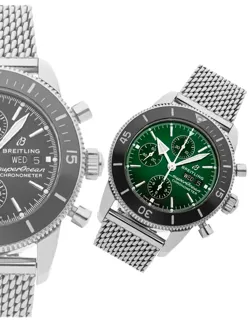 Breitling Superocean Heritage A13313121L1A1 Stainless steel Green