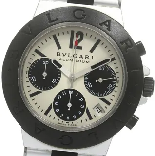 Bulgari Diagono AC 38 TA 38mm Aluminium Silver