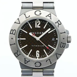 Bulgari Diagono TI 38 TA 38mm Black