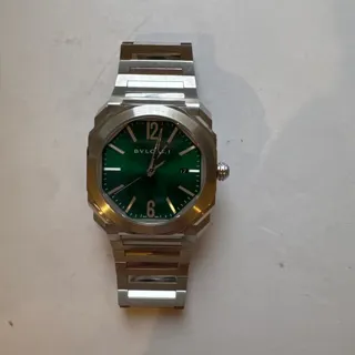 Bulgari Octo 102963 41mm Stainless steel Green