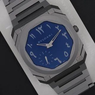 Bulgari Octo 103301 40mm Titanium Blue