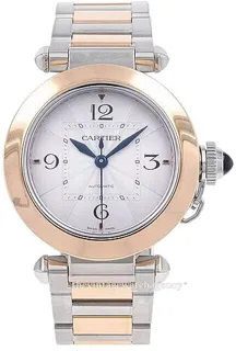 Cartier Pasha de Cartier W2PA0008 35mm Stainless steel Silver