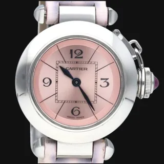 Cartier Pasha 2973 / W3140008 27mm Stainless steel Pink