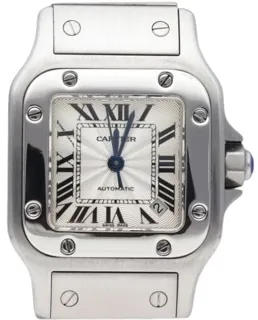 Cartier Santos 24mm Stainless steel Silver