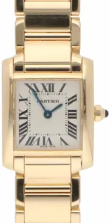 Cartier Tank Française 2385 18k yellow gold White