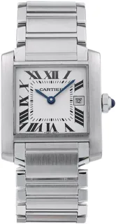 Cartier Tank Française W51011Q3 Stainless steel Silver