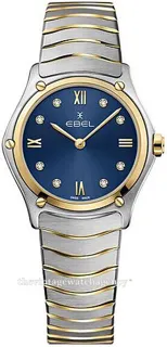 Ebel Sport Classic 1216446A Yellow gold and Stainless steel Blue