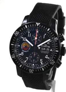 Fortis Official Cosmonauts 638.18.91 LP.10 42mm Stainless steel Black