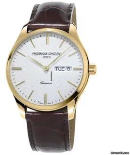 Frédérique Constant Classics FC-225ST5B5 40mm Yellow gold and Stainless steel White