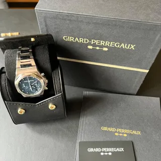 Girard-Perregaux Laureato 81020-11-431-11A 42mm Stainless steel Blue