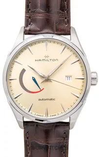 Hamilton Jazzmaster H32635521 42mm Stainless steel Beige