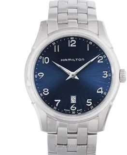 Hamilton Jazzmaster Thinline H38511143 Stainless steel Blue