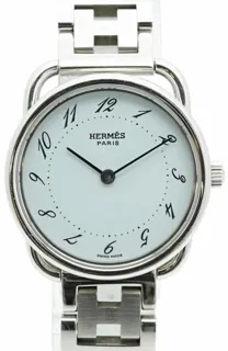 Hermès Arceau AR3.210 25.5mm White