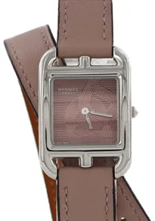 Hermès Cape Cod CC1.310 SS Stainless steel Pink