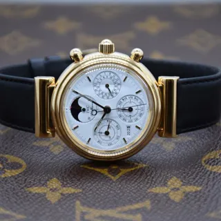 IWC Da Vinci Perpetual Calendar IW3750 (DA  ) 39mm Yellow gold White