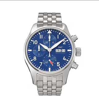 IWC Pilot Chronograph IW388102 Stainless steel Blue