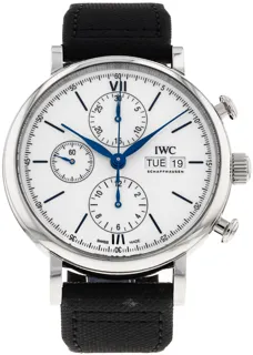 IWC Portofino Chronograph IW391024 Stainless steel White