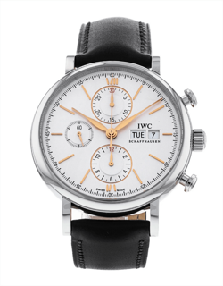 IWC Portofino Chronograph IW391031 42mm Stainless steel Silver