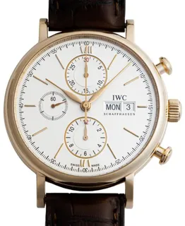 IWC Portofino IW391020 42mm Red gold Silver