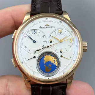 Jaeger-LeCoultre Duomètre Q6062420 42mm Rose gold Silver