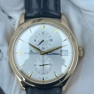 Jaeger-LeCoultre Master Hometime Q1622430 40mm Rose gold Silver