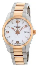 Longines Conquest L2.785.5.76.7 40mm Stainless steel and Red gold Silver