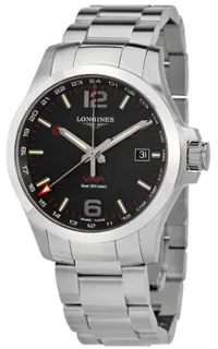 Longines Conquest V.H.P. L37284666 Stainless steel Black