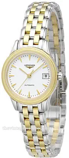 Longines Flagship L4.274.3.22.7 26mm Stainless steel White