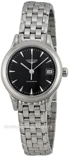 Longines Flagship L4.274.4.52.6 26mm Stainless steel Black