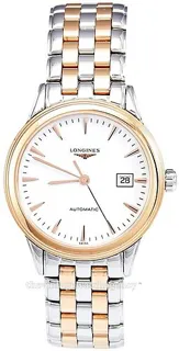 Longines Flagship L4.374.3.92.7 30mm Stainless steel White