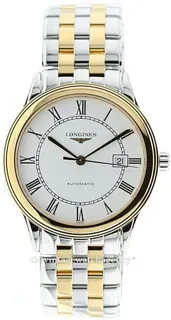 Longines Flagship L4.984.3.21.7 40mm Stainless steel White