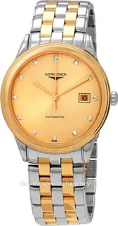 Longines Flagship L49743377 38.5mm brushed/polished steel Golden